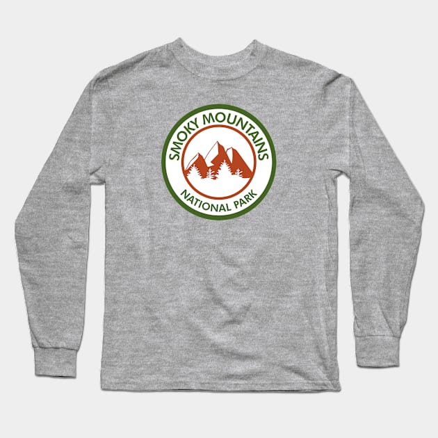 Great Smoky Mountains National Park Long Sleeve T-Shirt by esskay1000